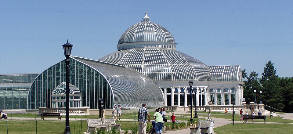 The Marjorie McNeely Conservatory in Saint Paul's Como Park